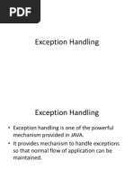 Exception Handlingnew111