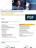 Unit 3: Data-To-Value: Enabling Customers To Improve With Confidence