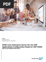 SUSE Linux Enterprise Server 15.x For SAP Applications Configuration Guide For SAP HANA