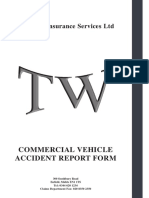 Tradewise Insurance Services LTD: Commercial Vehicle Accident Report Form