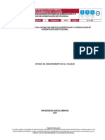 Modelo de Autoevaluación Con Fines de Acreditación o Renovación de Acreditación Institucional