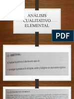 Análisis Cualitativo Elemental