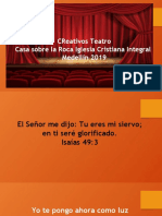 Presentación Grupo CREATIVOS TEATRO