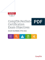 Comptia Pentest pt0 002 Exam Objectives (4 0)