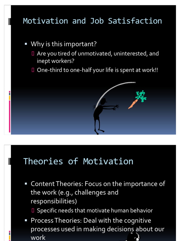 Motivation and Job Satisfaction | PDF | Career & Growth