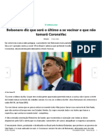 Bacunación Del Gobierno de Brasil