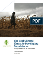 The Real Climate Threat To Developing Countries - : Early, Deep Cuts in Emissions
