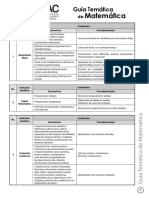 Descargar Temario Matemática Actualizado 2020