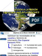 Introducción A La Misión Saocom y Sus Aplicaciones