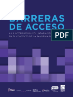 Barreras de Acceso A La Interrupción Voluntaria Del Embarazo en El Contexto de La Pandemia Por Covid-19