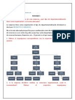 Organigrama y perfiles de puestos clave en empresa de frutas