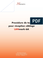 Procédure - Certification de Câblage