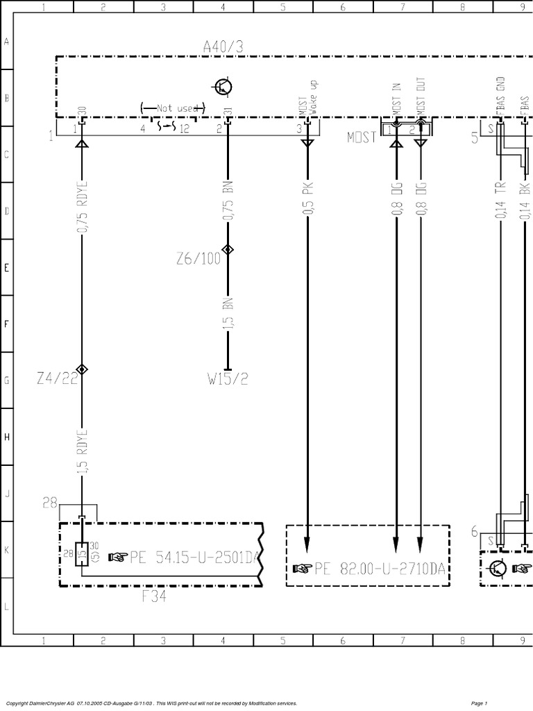 W211 COMAND Wirig Diagram | PDF | Technology & Engineering