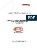 SAMM Policy 6, Approved Signatory, Issue 4, 30 Aug 2008 (Amd. 2, 13 Feb 2019)