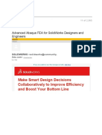 Advanced Abaqus FEA For SolidWorks Designers and Engineers