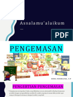 Pengemasan - DPPHP - X APHP