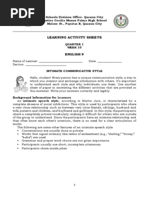 ENG9-Q1-LAS-WEEK10-Dec.-7-11-2020-INTIMATE-COMMUNICATIVE-STYLE