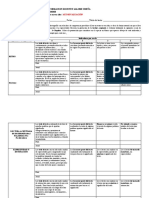 Criterios de Desempeño. Lectura en VOZ ALTA. AUTOEVALUACIÓN