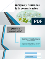 Principios y funciones de la comunicación optimizados