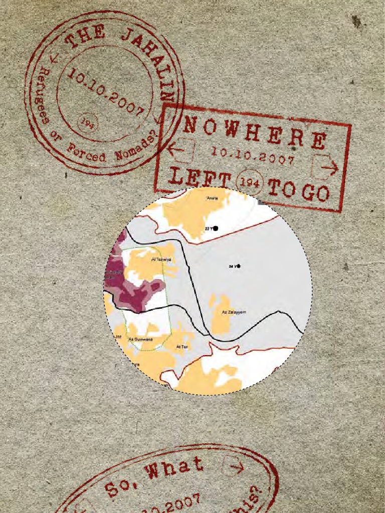 Bedouin Jahalin NOWHERE LEFT TO GO PDF Israeli Settlement West Bank