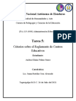Resumen y Criterios Del Reglamento de Centros Educativos - Andrea Palma