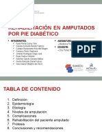 Rehabilitación en Apmutados de Pie Diabético