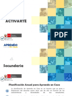 Planificación Activarte Secundaria