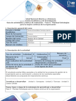 420960777 Guia de Actividades y Rubrica de Evaluacion Fase 6 Plantear Estrategias Para La Mejora Continua de La Organizacion Docx