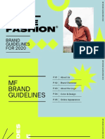 Mint Neon Experimental Fashion Brand Guidelines Presentation