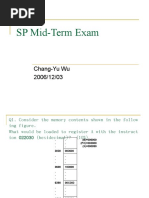 SP Mid-Term Exam: Chang-Yu Wu 2006/12/03