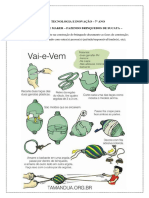 Tecnologia e Inovação – 7º Ano – Atividade Maker – Fazendo Brinquedos de Sucata –