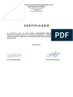 Certificado Alexis Moreira