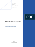 Livro Texto Metodologia Da Pesquisa