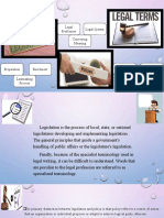 Conceptual Foundation of Legislation and Policy