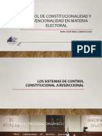 Control de Constitucionalidad y Convencionalidad