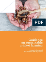 Guidance On Sustainable Cricket Farming: A Practical Manual For Farmers and Inspectors