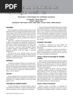 Desmame e Interrupção Da Ventilação Mecânica