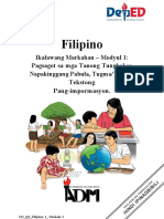 Filipino1 Q2 Mod1 PagsagotSaMgaTanongTungkolSaNapakinggangPabulaTugmaTulaAtTekstongPang-impormasyon