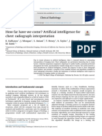 How Far Have We Come? Arti Ficial Intelligence For Chest Radiograph Interpretation