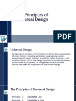 The Principles of Universal Design