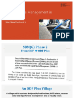 Faecal Sludge Management in Rural Areas: SBM (Grameen) Phase Ii