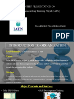 Internship Presentation On Institute of Accounting Training Nepal (IATN)