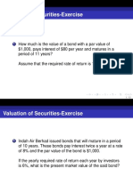 4 Valuation of Securities