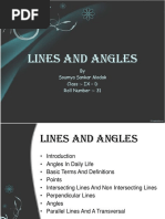 Class 9 Maths: Lines and Angles Notes | PDF | Line (Geometry) | Angle