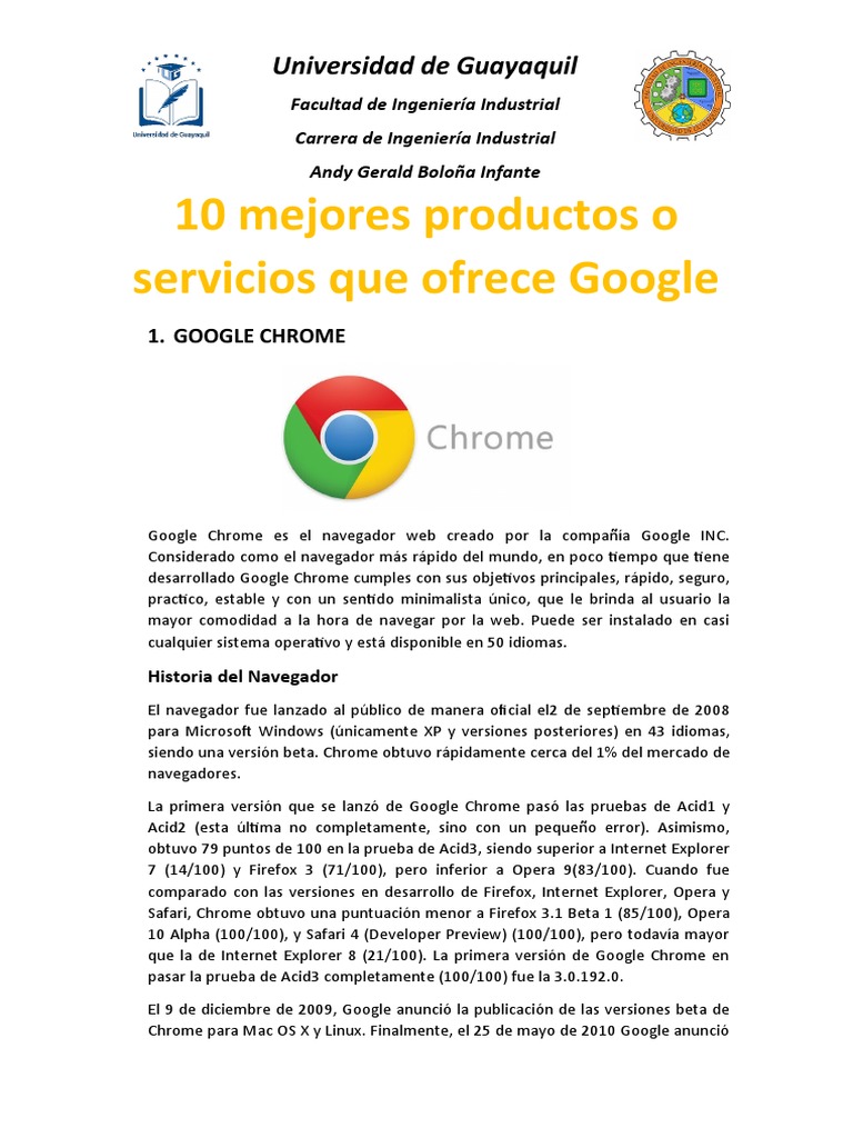 PRODUCTOS DE GOOGLE visual data 3