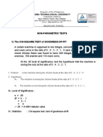 Non-Parametric Tests: Cebu Technological University