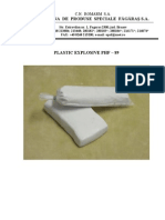 Explosive Plastic PHF-89 Technical Data