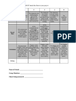 Scoring Rubric:: You MUST Attach This Form To Your Project