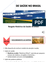 Aula em Power Point - Resgate Histórico Da Saúde No Brasil - 2021-1