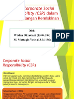 Responsibility (CSR) Dalam: Peran Corporate Social Penanggulangan Kemiskinan